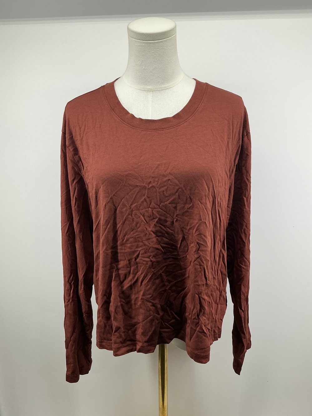 Cotton Modal Relaxed Long Sleeve Tee